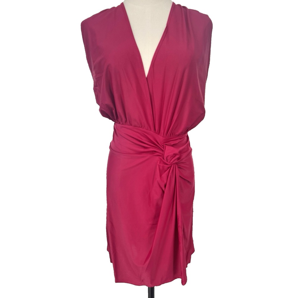 NEW Coolibar UPF 50+ Women's 2X Boca Twist Swim Cover Up Dress Beach Pool‎